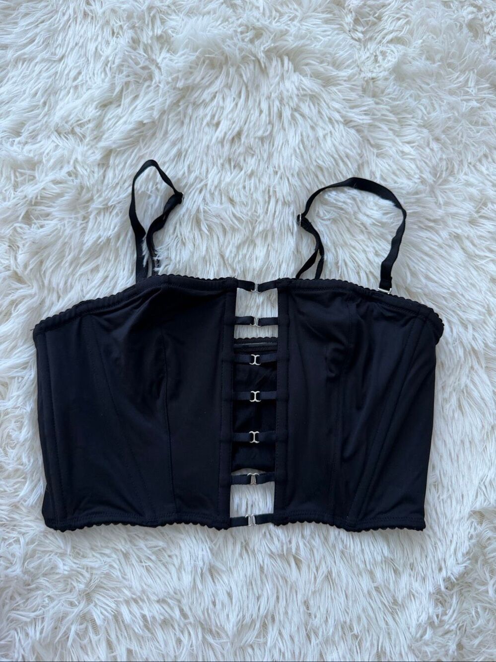 S Victoria’s Secret corset bra / top black